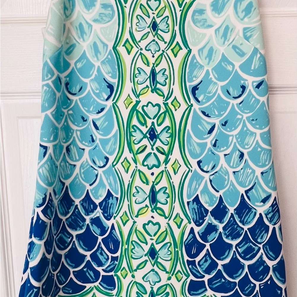 Lilly Pulitzer Green A-Line Midi Dress for Resort Wear